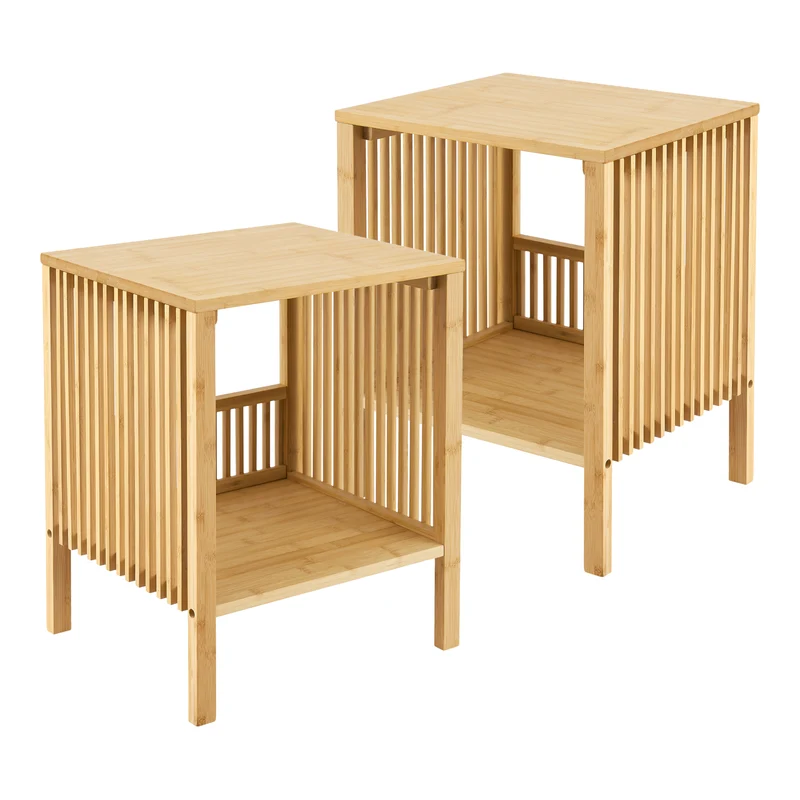 Mesa auxiliar Varde Bambú [en.casa]