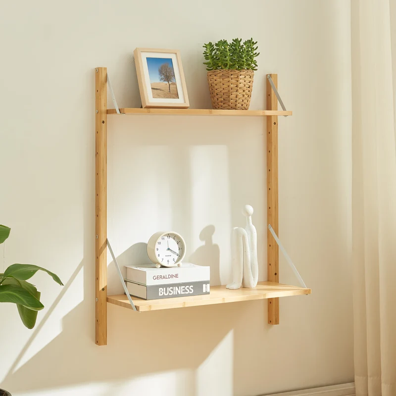 Estante de pared Tingvoll Bambú [en.casa]