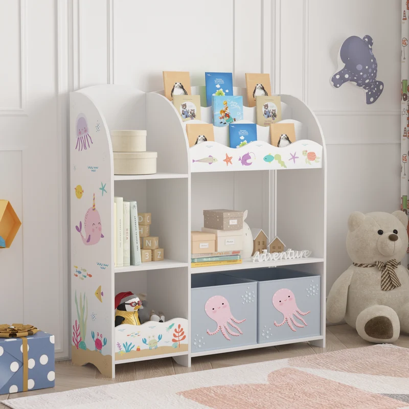 Estantería para niños Lysekil [en.casa]
