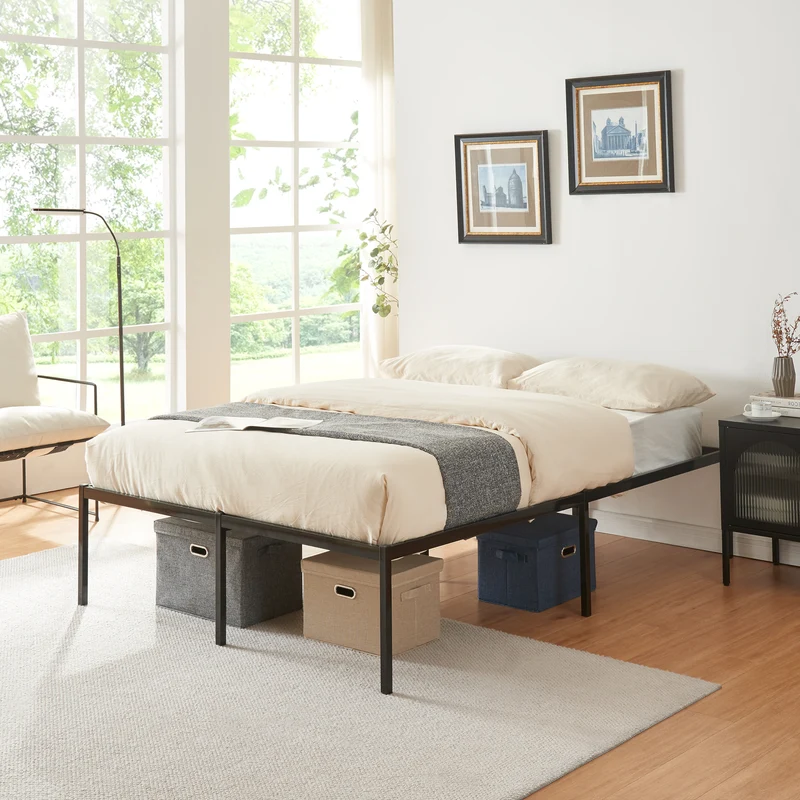 Cama de metal Vårdö [en.casa]