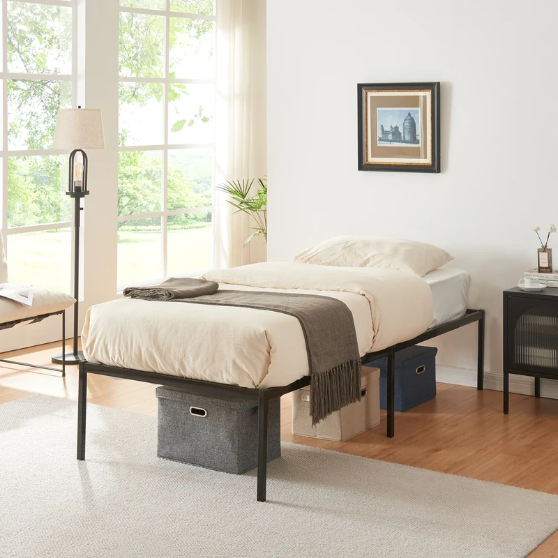 Cama de metal Vårdö [en.casa]