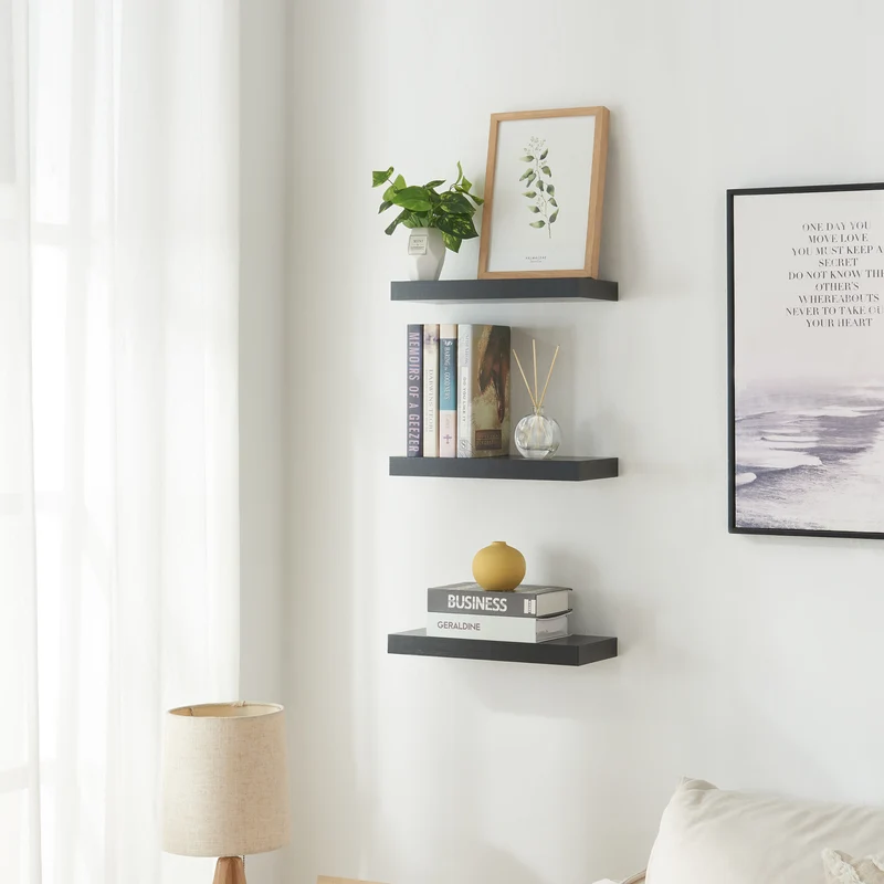 Conjunto de estantes de pared Stranda [en.casa]