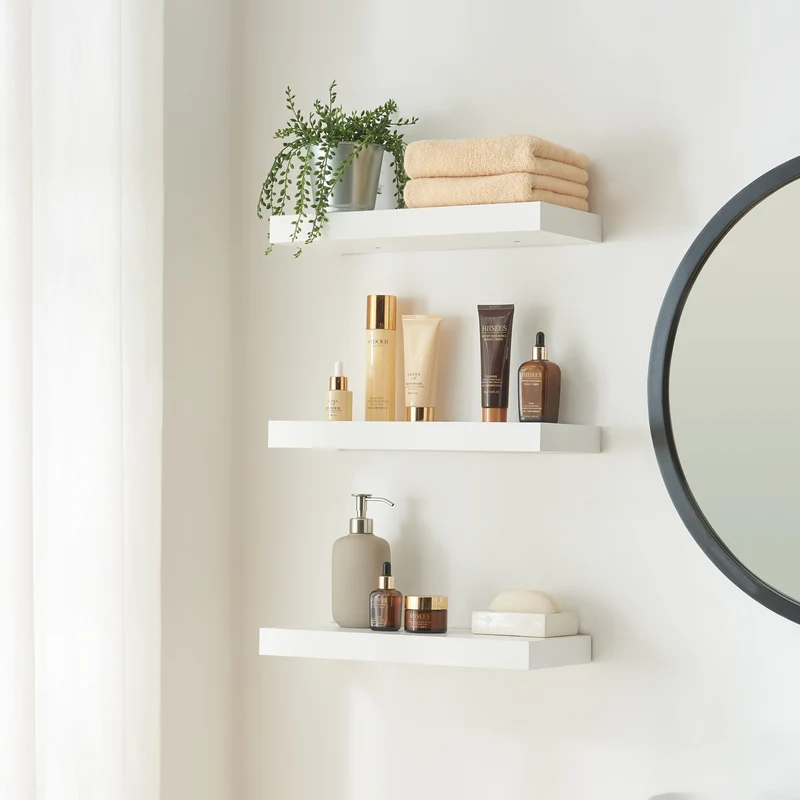 Conjunto de estantes de pared Stranda [en.casa]