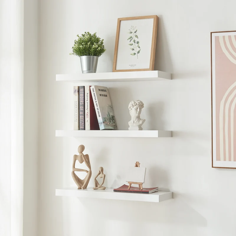 Conjunto de estantes de pared Stranda [en.casa]