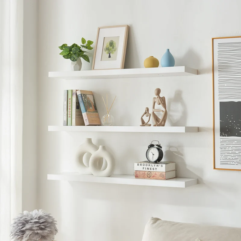 Conjunto de estantes de pared Stranda [en.casa]
