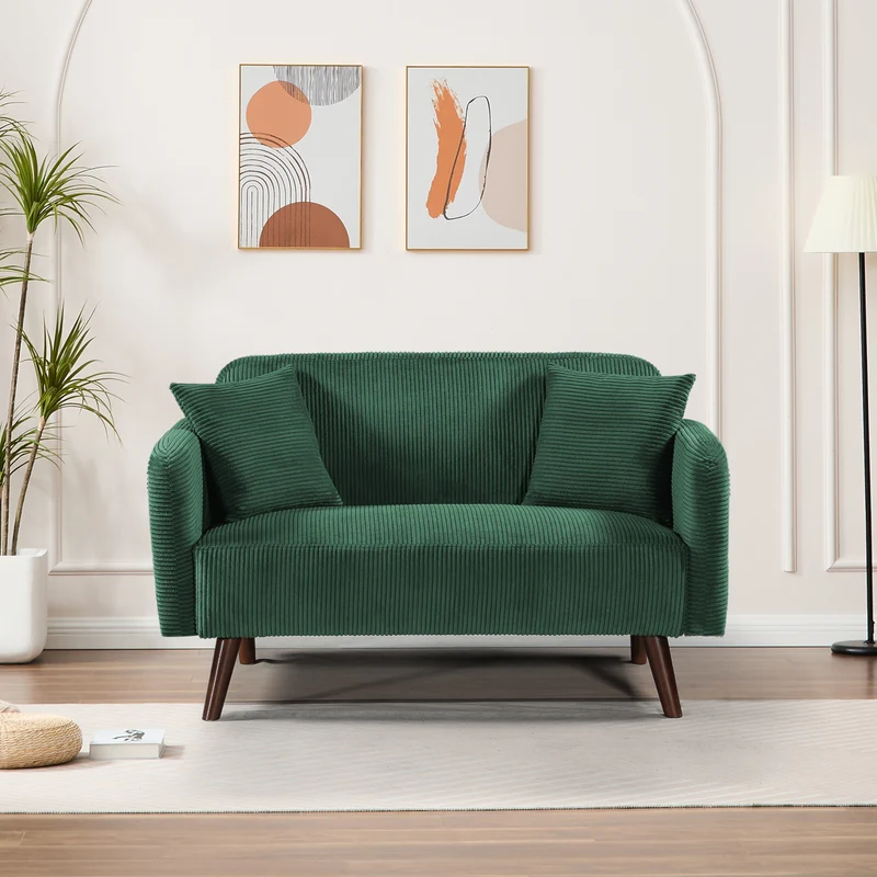 Sofá de 2 plazas Midt 132x70x81 cm [en.casa]