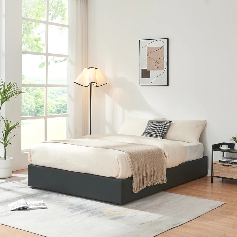 Cama tapizada Nola [en.casa]