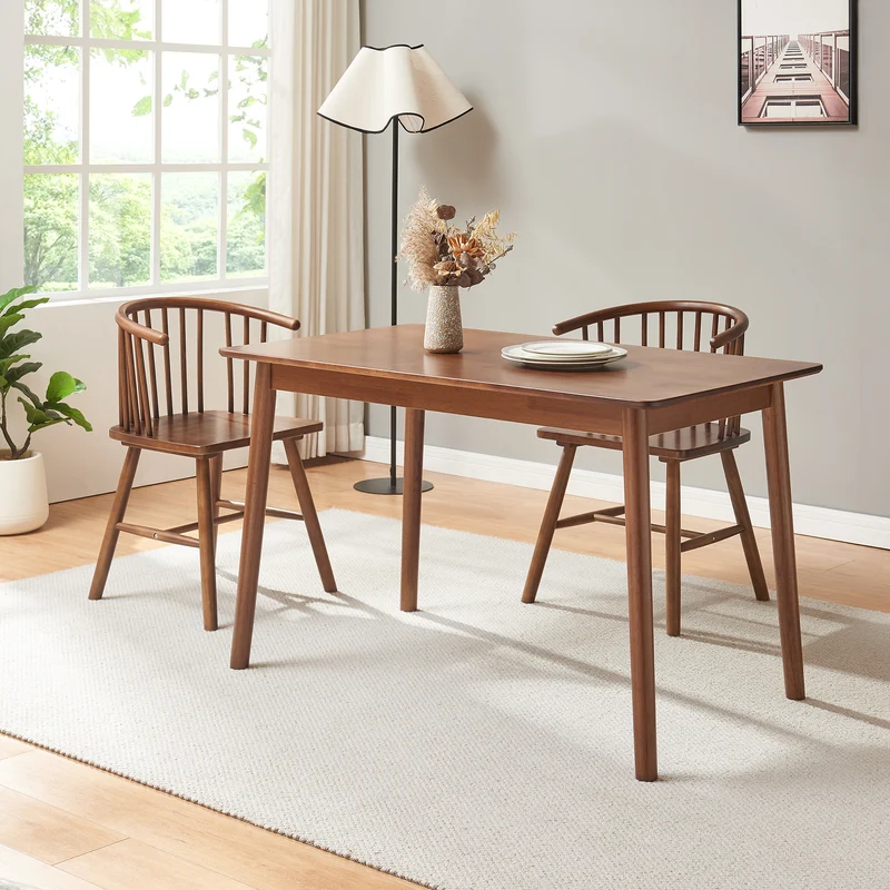 Mesa de comedor Klijori madera [en.casa]