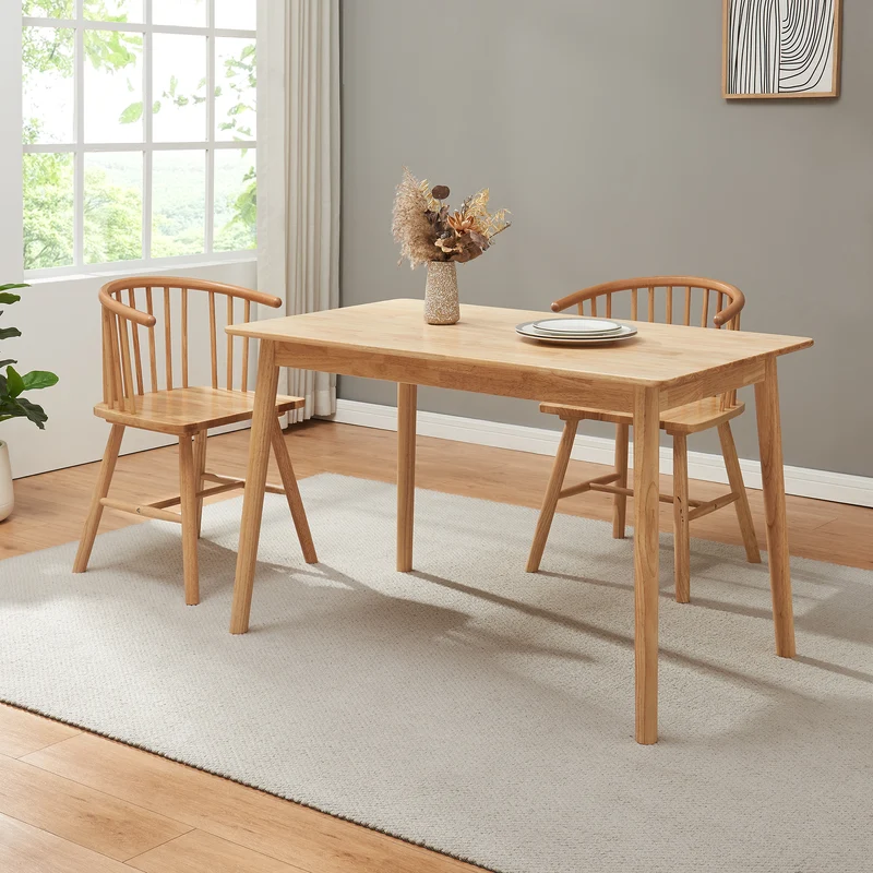Mesa de comedor Klijori madera [en.casa]