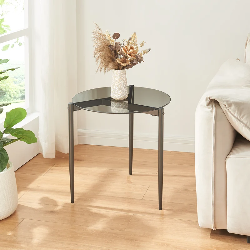 Mesa auxiliar Ulökantaa Ø50x50 cm [en.casa]