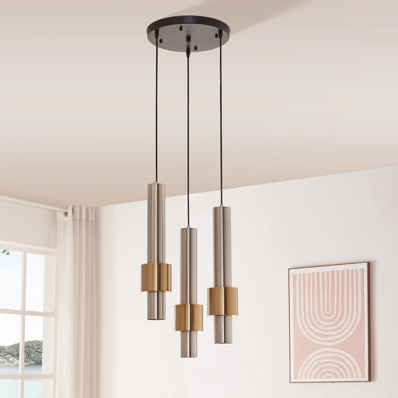 Lámpara colgante Lulled Metal [lux.pro]