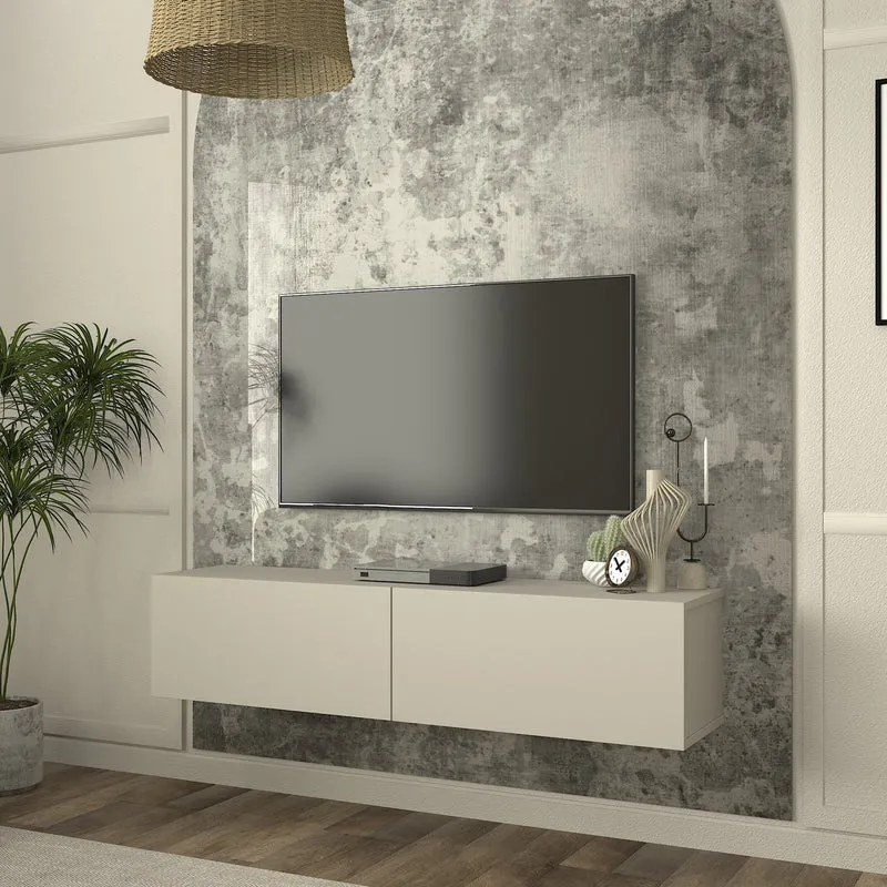 Mueble bajo de TV colgante Nolven [en.casa]