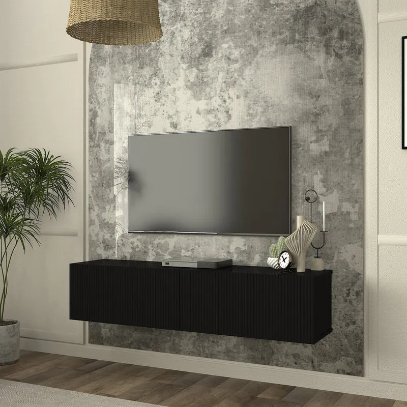 Mueble bajo de TV colgante Verpsboga [en.casa]