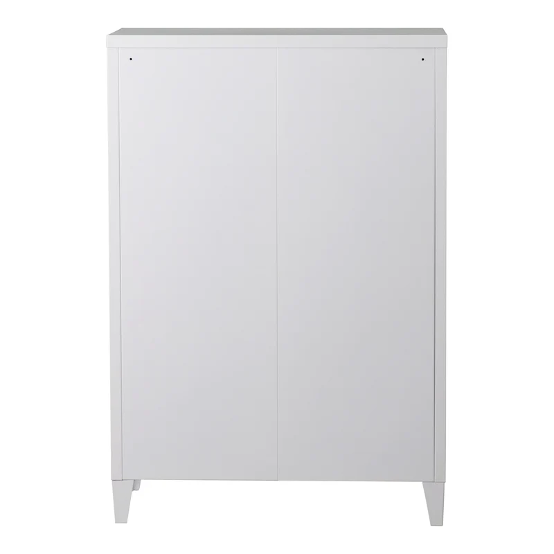 Armario metálico Oripää - 110x75x33cm - Blanco