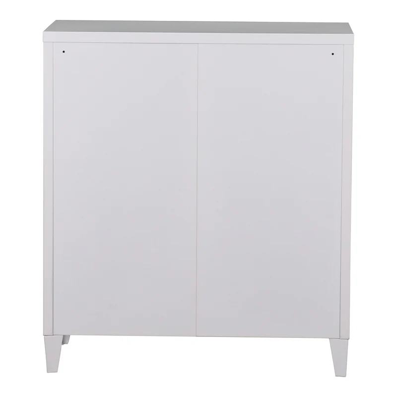 Armario metálico Oripää - 90x80x33cm - Blanco