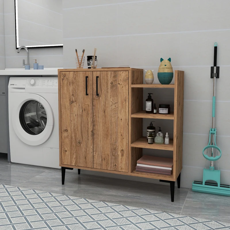 Leskar Bathroom Cabinet with Shelves