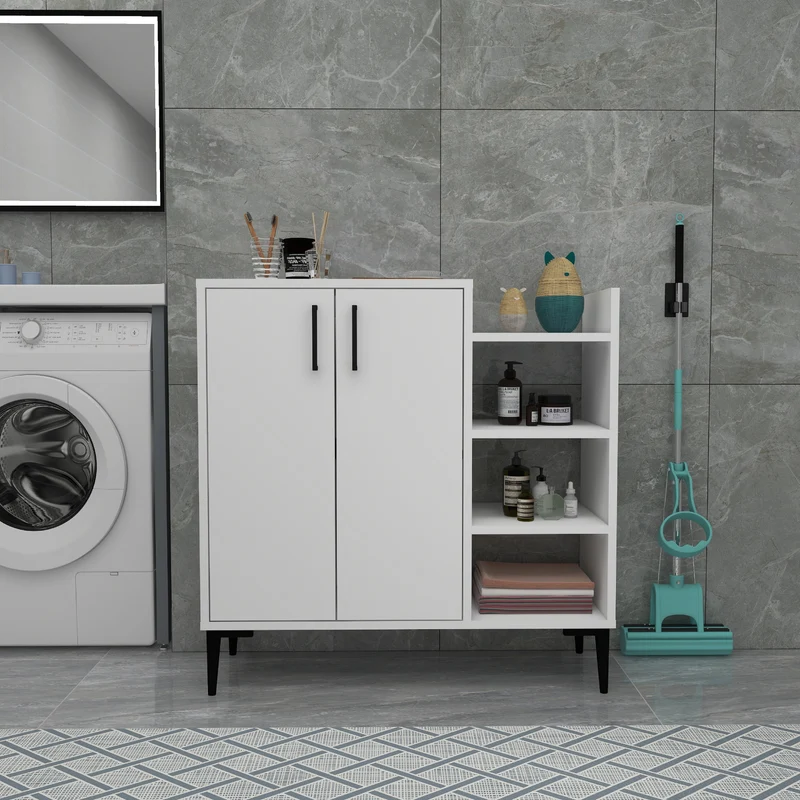 Leskar Bathroom Cabinet with Shelves