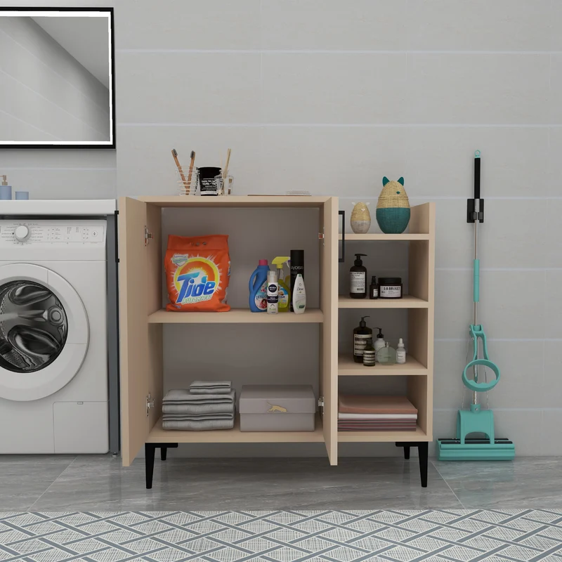 Leskar Bathroom Cabinet with Shelves