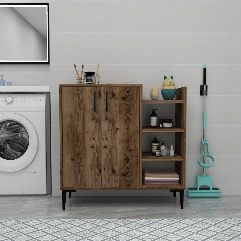 Leskar Bathroom Cabinet with Shelves
