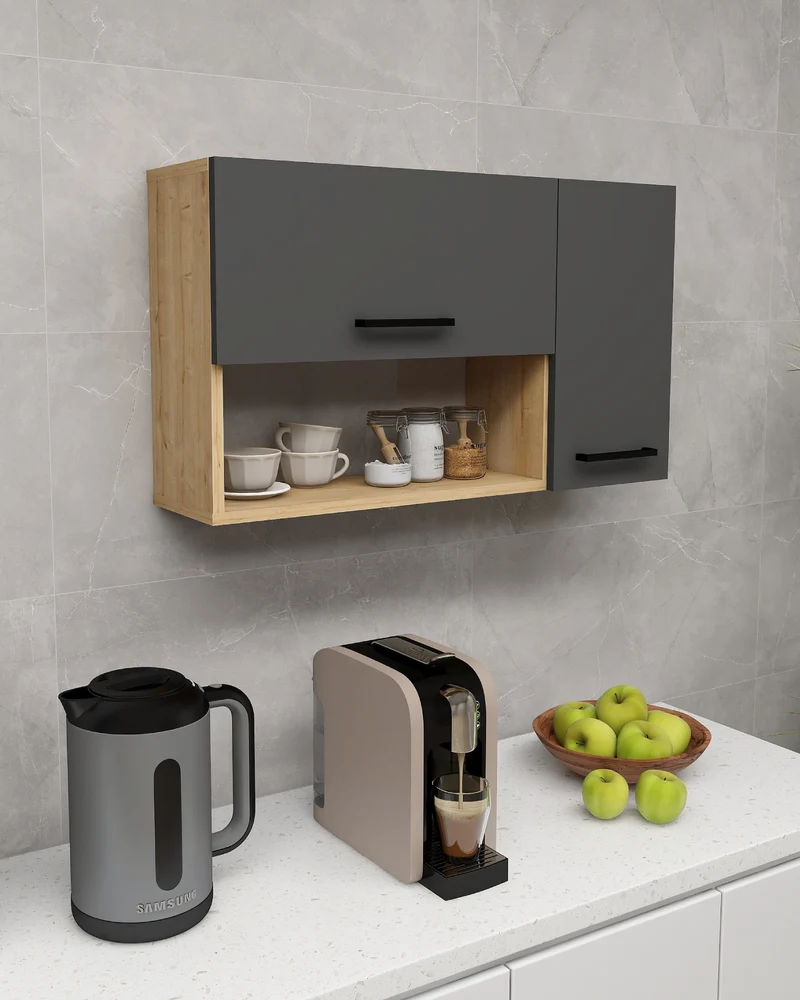 Akasya Multi Purpose Wall Mounted Cabinet Shelf