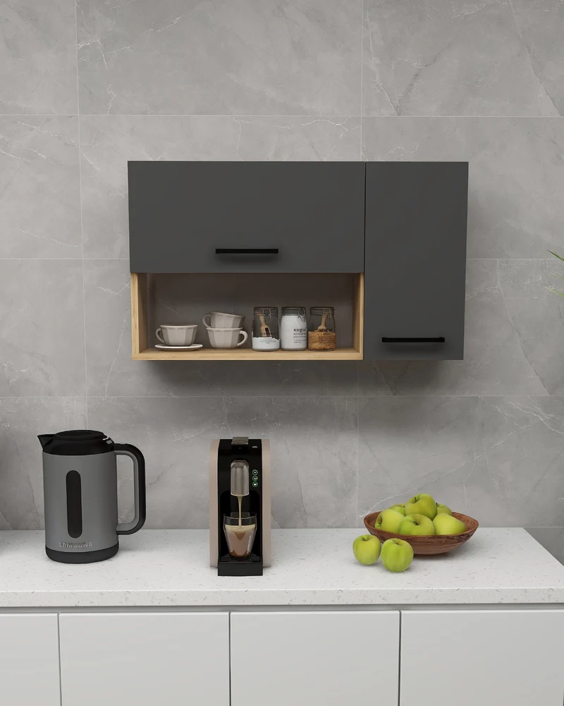 Akasya Multi Purpose Wall Mounted Cabinet Shelf