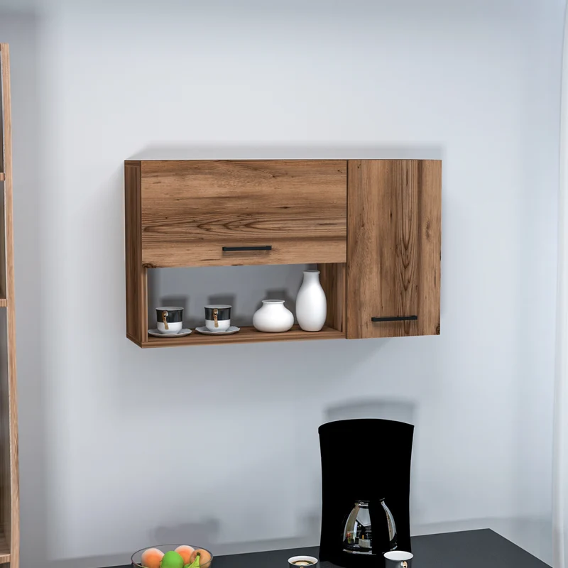 Akasya Multi Purpose Wall Mounted Cabinet Shelf