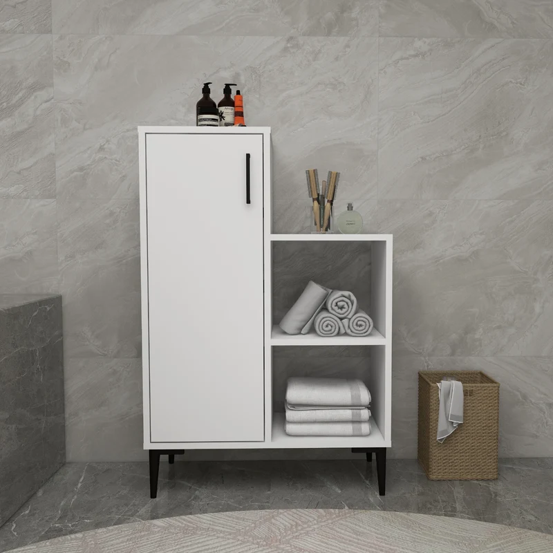 Beate Bathroom Cabinet with Shelves