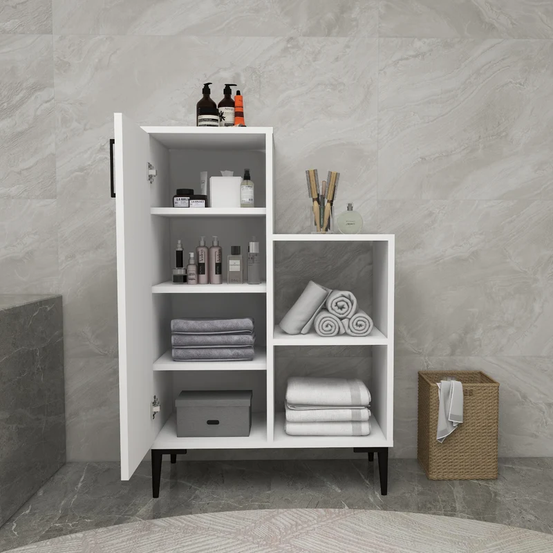 Beate Bathroom Cabinet with Shelves