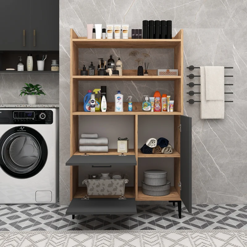 Caleb Bathroom Cabinet with Shelves