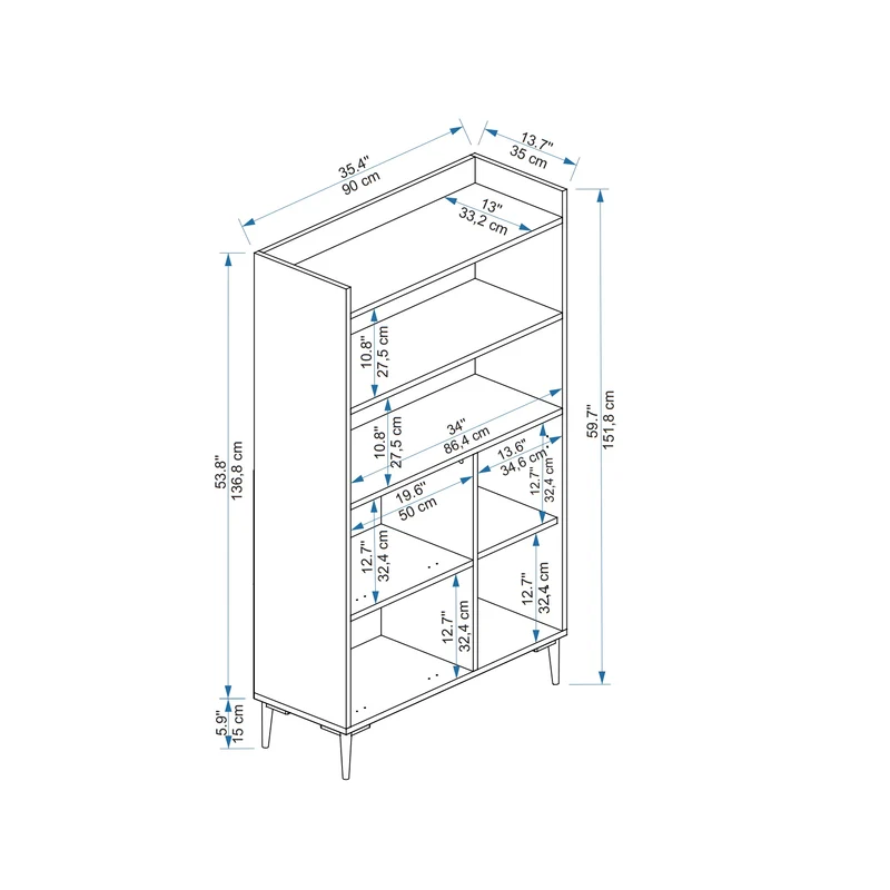 Caleb Bathroom Cabinet with Shelves