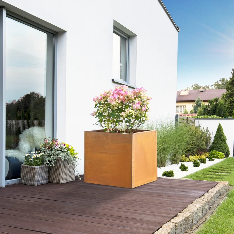 Jardinera Vaargel acero - [casa.pro]