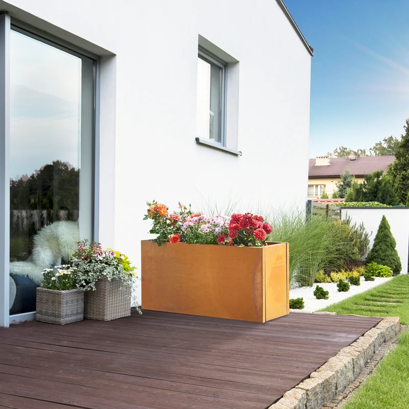 Jardinera Vaargel acero - [casa.pro]