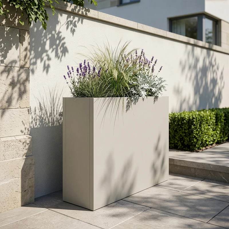 Jardinera Vaargel acero - [casa.pro]