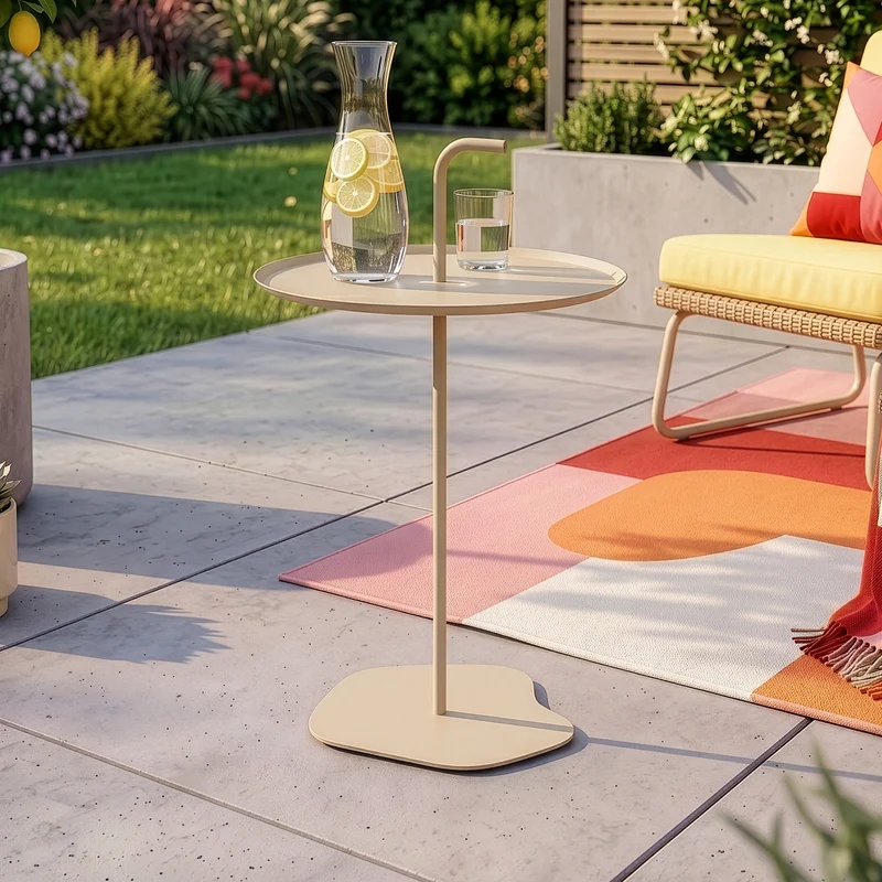 Mesa auxiliar de jardín Calimera 57x38 cm - [casa.pro]