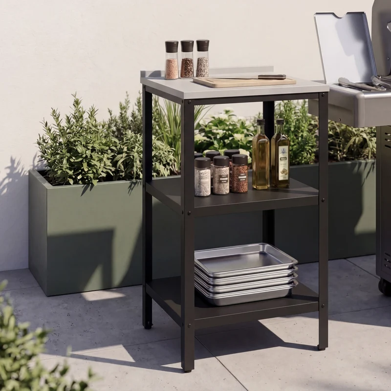Estantería de pie para Jardín Bolognano 92x50x50 cm - [casa.pro]
