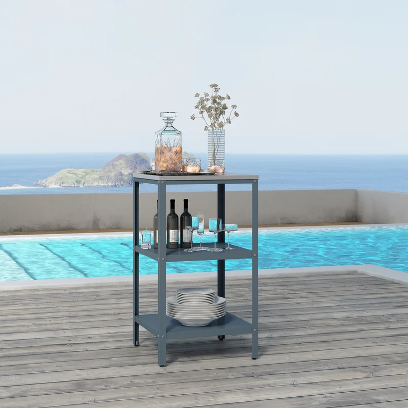 Estantería de pie para Jardín Bolognano 92x50x50 cm - [casa.pro]