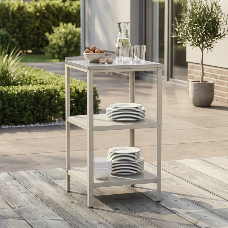 Estantería de pie para Jardín Bolognano 92x50x50 cm - [casa.pro]