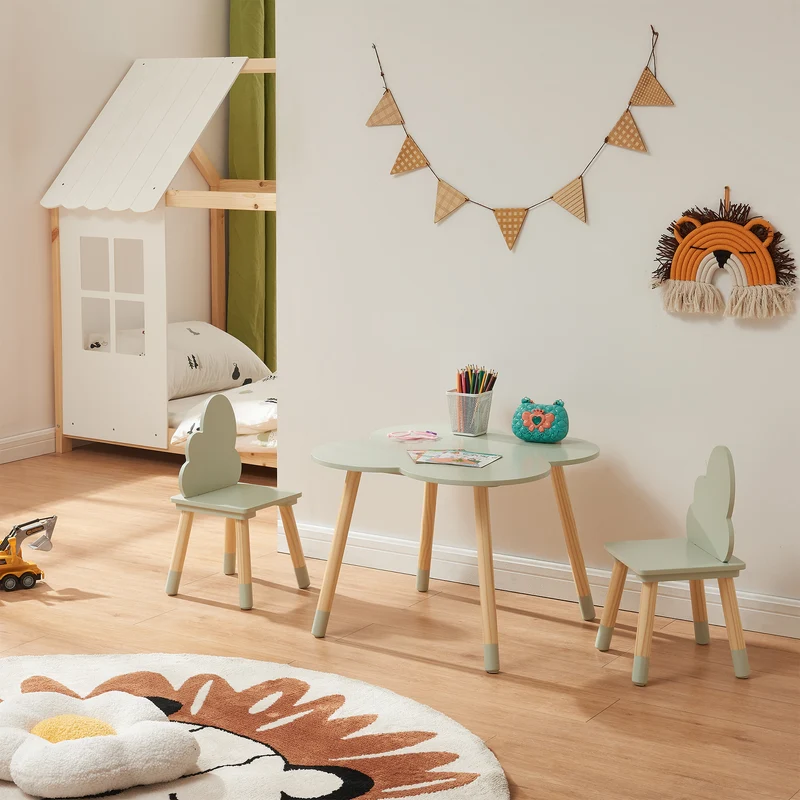 Grupo de asientos para niños Epim con diseño de nubes [en.casa]