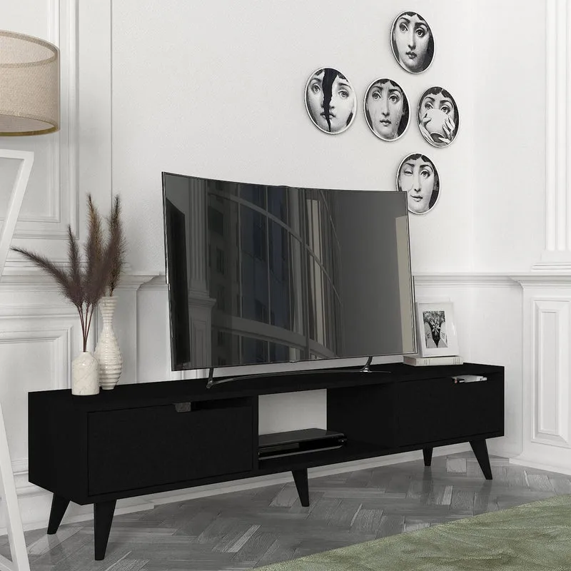 Mueble de televisión Kullila 160x35x40 cm [en.casa]
