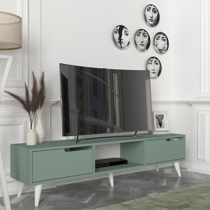 Mueble de televisión Kullila 160x35x40 cm [en.casa]