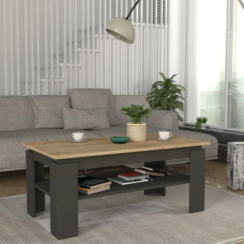 Mesa de centro Krirdfjos 110x60x47 cm [en.casa]