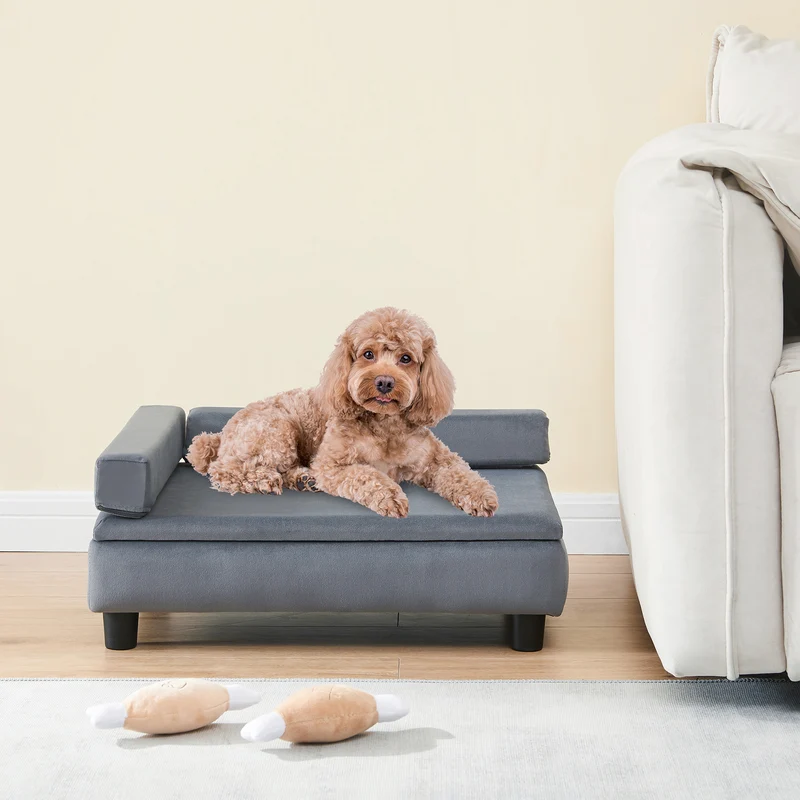 Cama para mascotas Salkonssad 60x45x24 cm [en.casa]