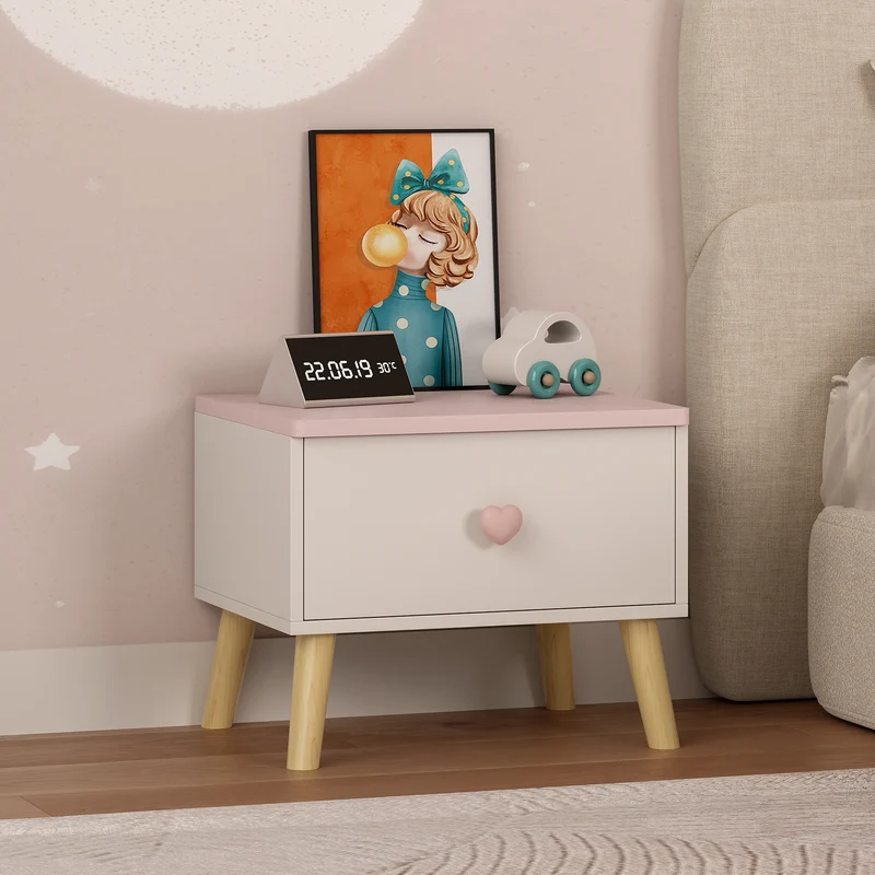 Mesita de noche para niños Sandnes 31x38x30 cm [en.casa]