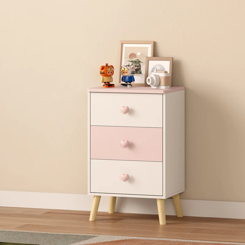 Cómoda infantil Sandnes con 3 cajones [en.casa]