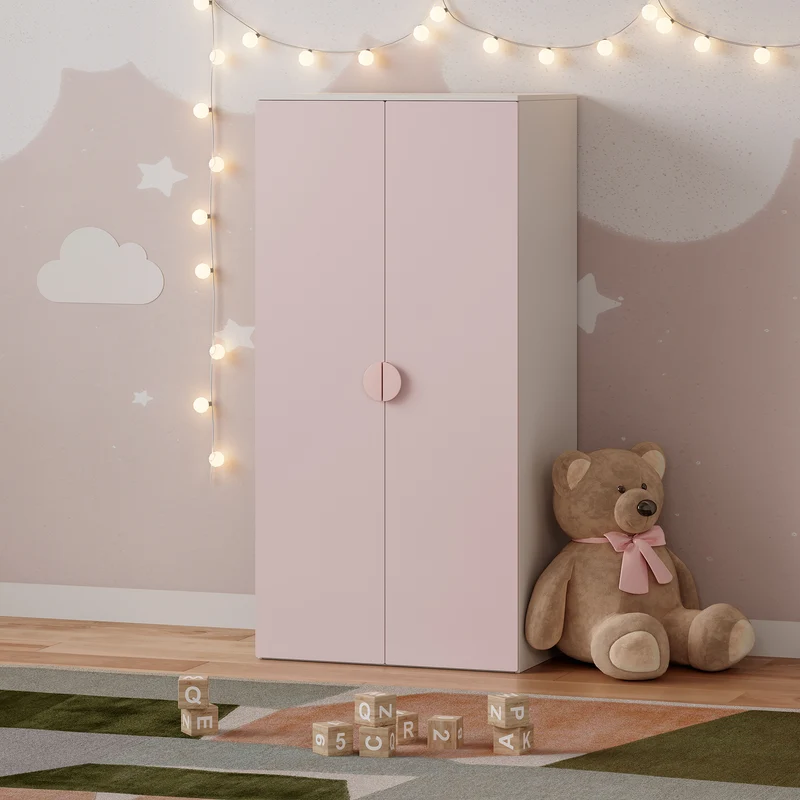Armario para ropa infantil Sandnes 123x60x40 cm [en.casa]