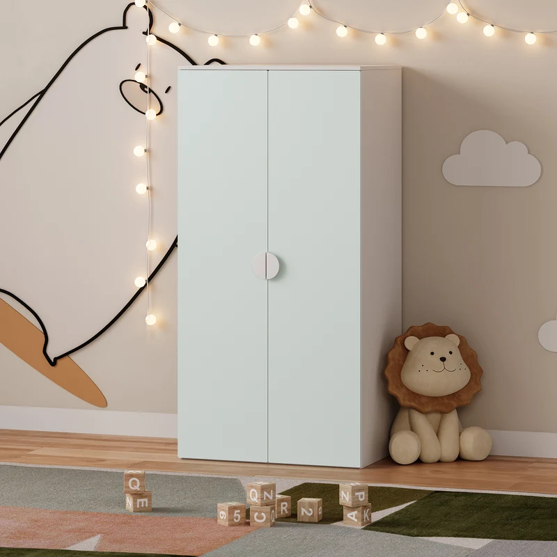 Armario para ropa infantil Sandnes 123x60x40 cm [en.casa]