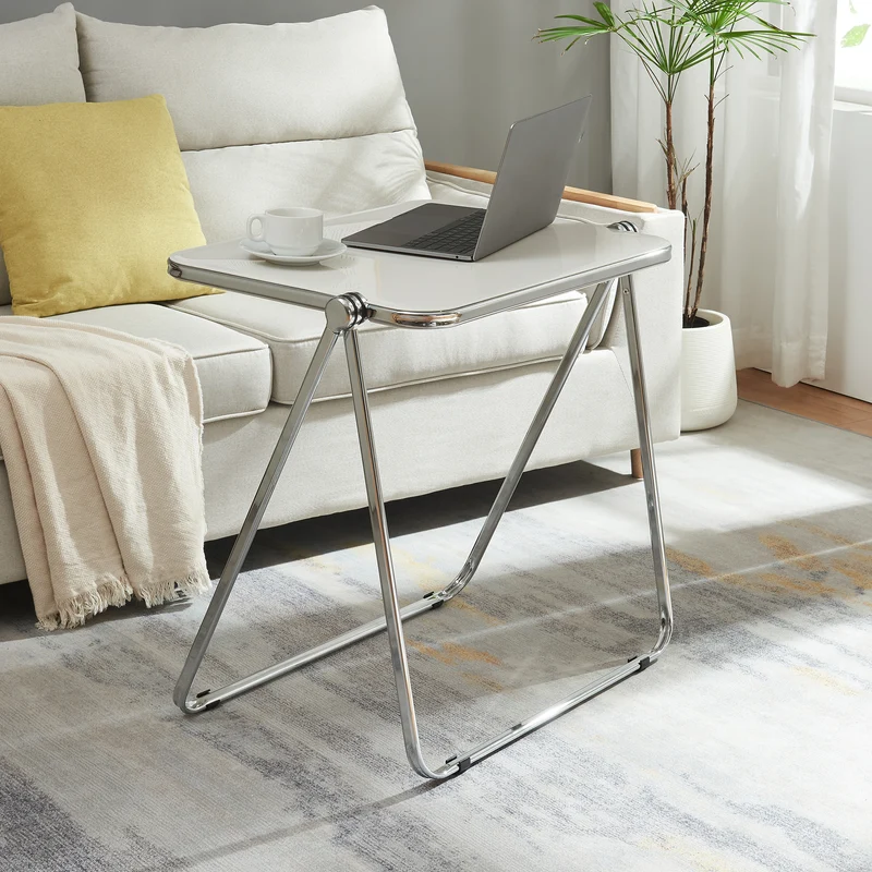 Mesa auxiliar Alerhavn plegable 70x49x68 cm [en.casa]