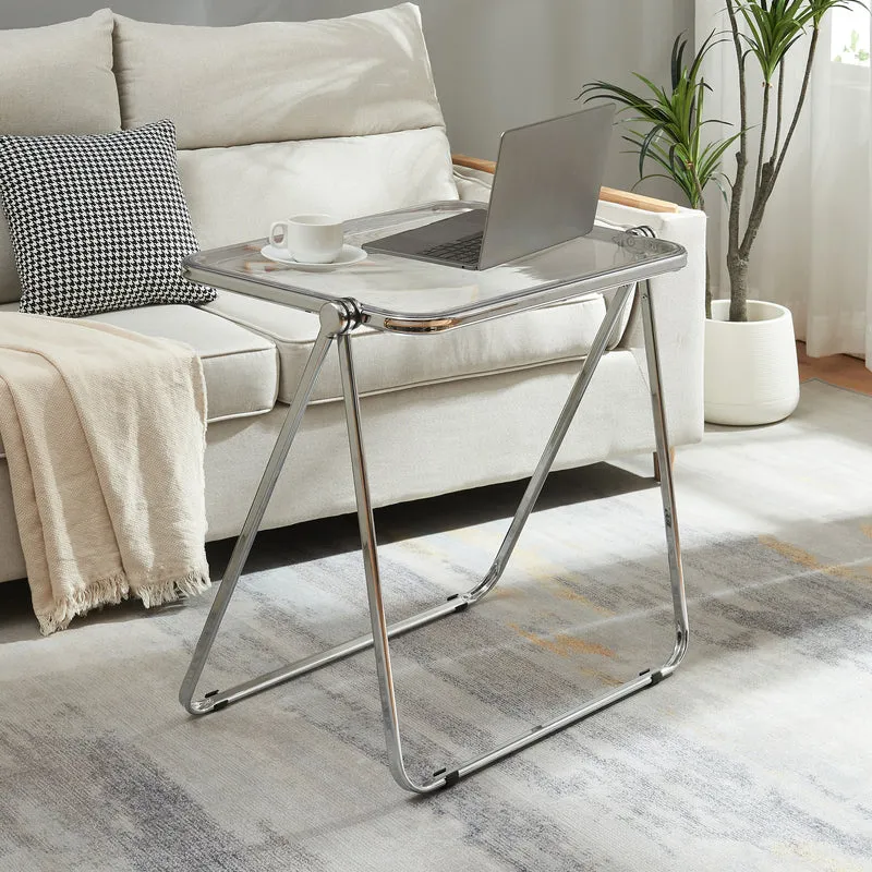 Mesa auxiliar Alerhavn plegable 70x49x68 cm [en.casa]