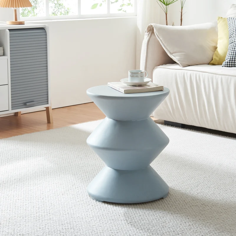 Mesa auxiliar Kyppeslo 47xØ37 cm [en.casa]