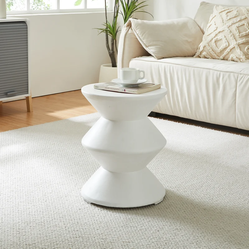 Mesa auxiliar Kyppeslo 47xØ37 cm [en.casa]